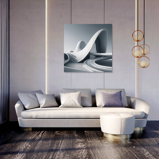 Sculptural Flow Canvas