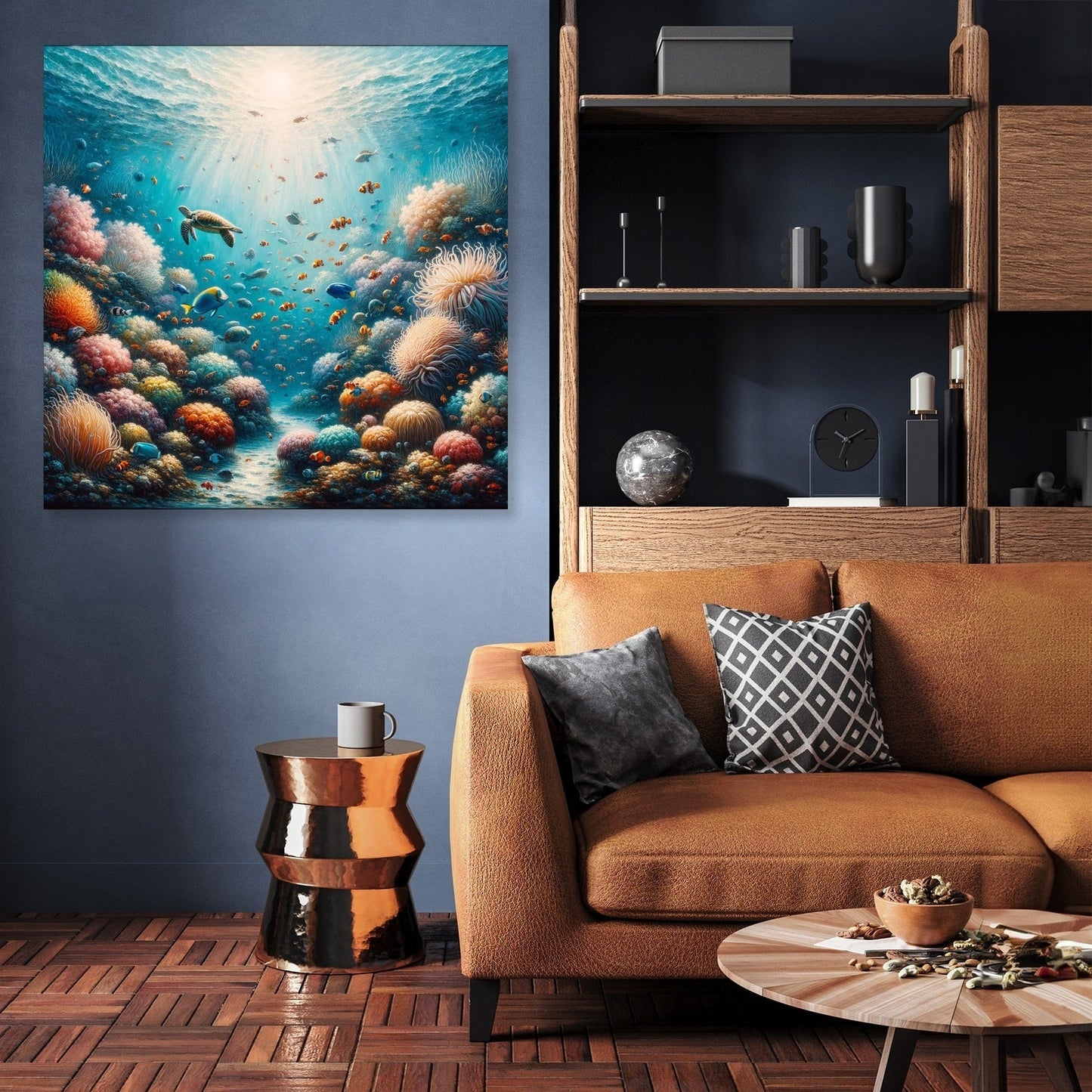 Ocean Depths Art Canvas