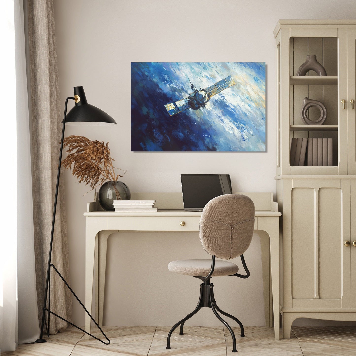 Satellite Starlight Canvas