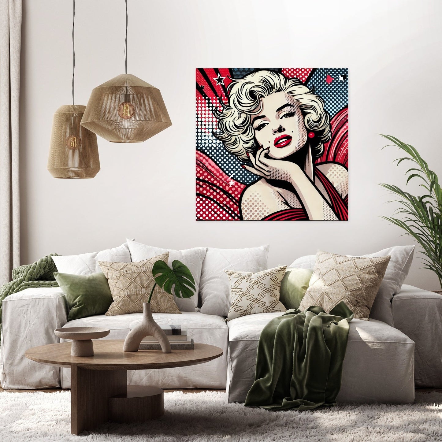 Red Glamour Canvas
