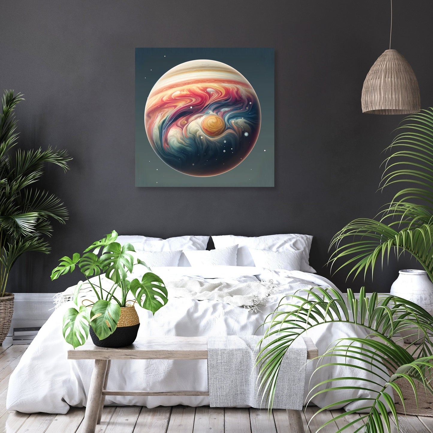 Eccentric Jupiter Canvas
