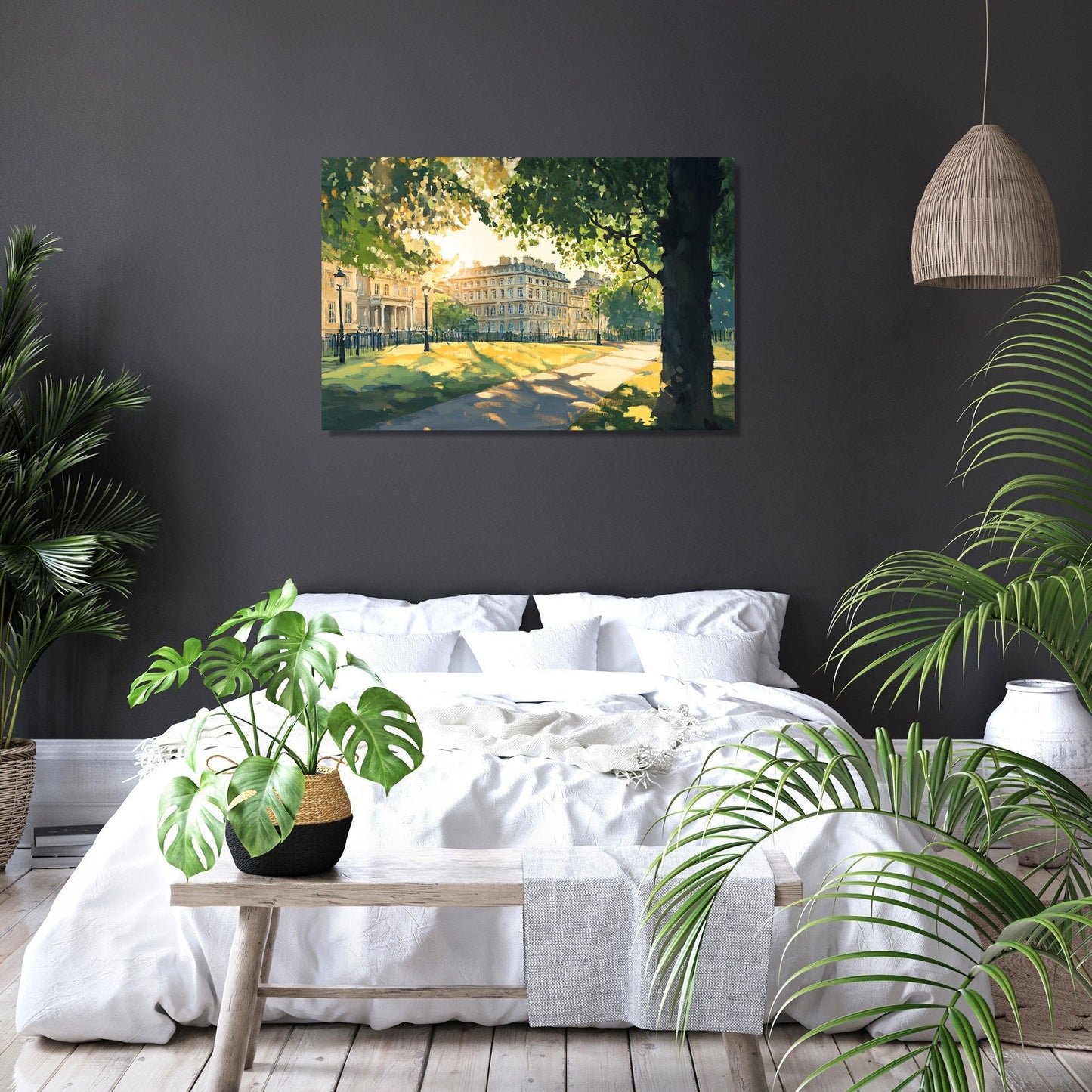 Radiant Royal Crescent Canvas