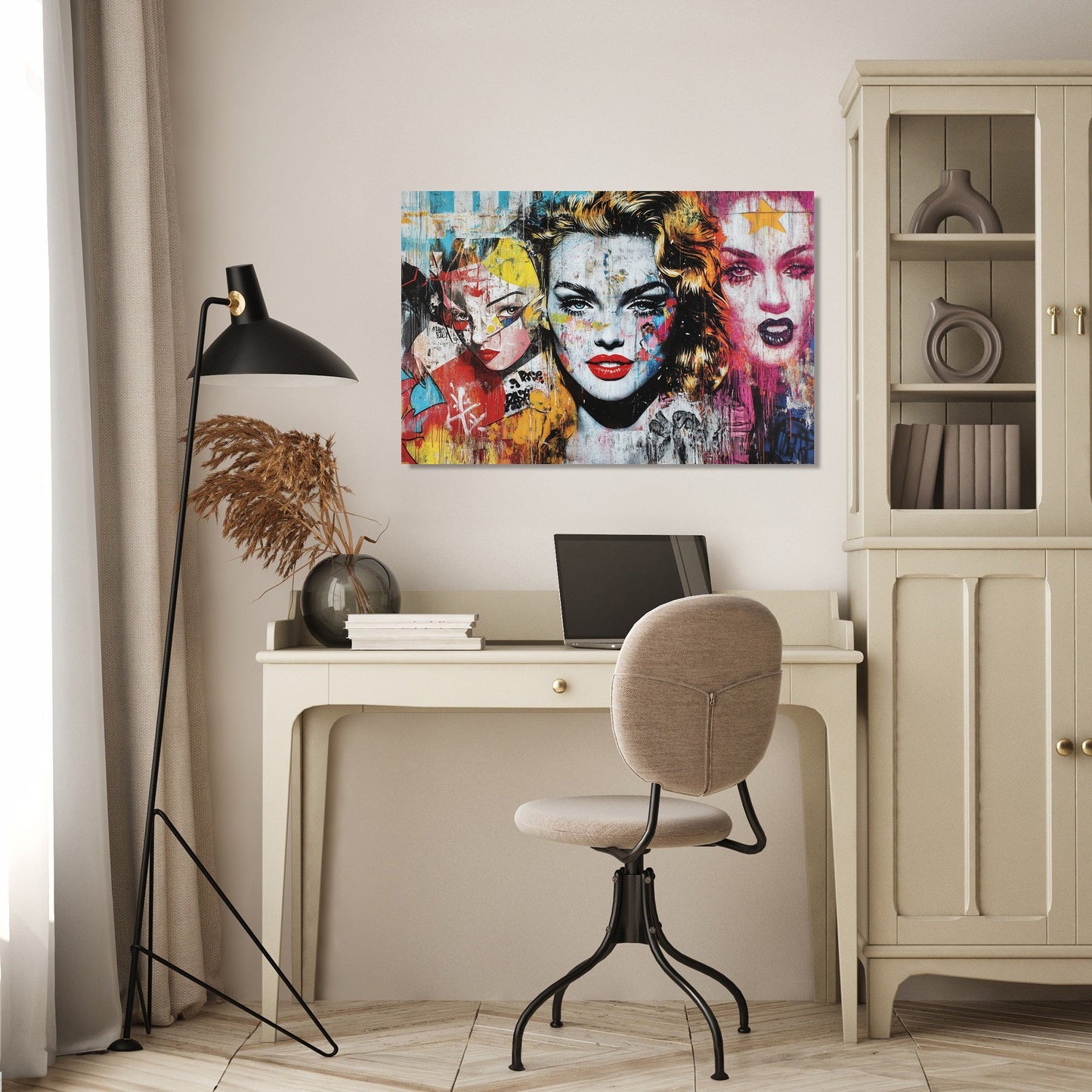 Pop Icon Graffiti Canvas