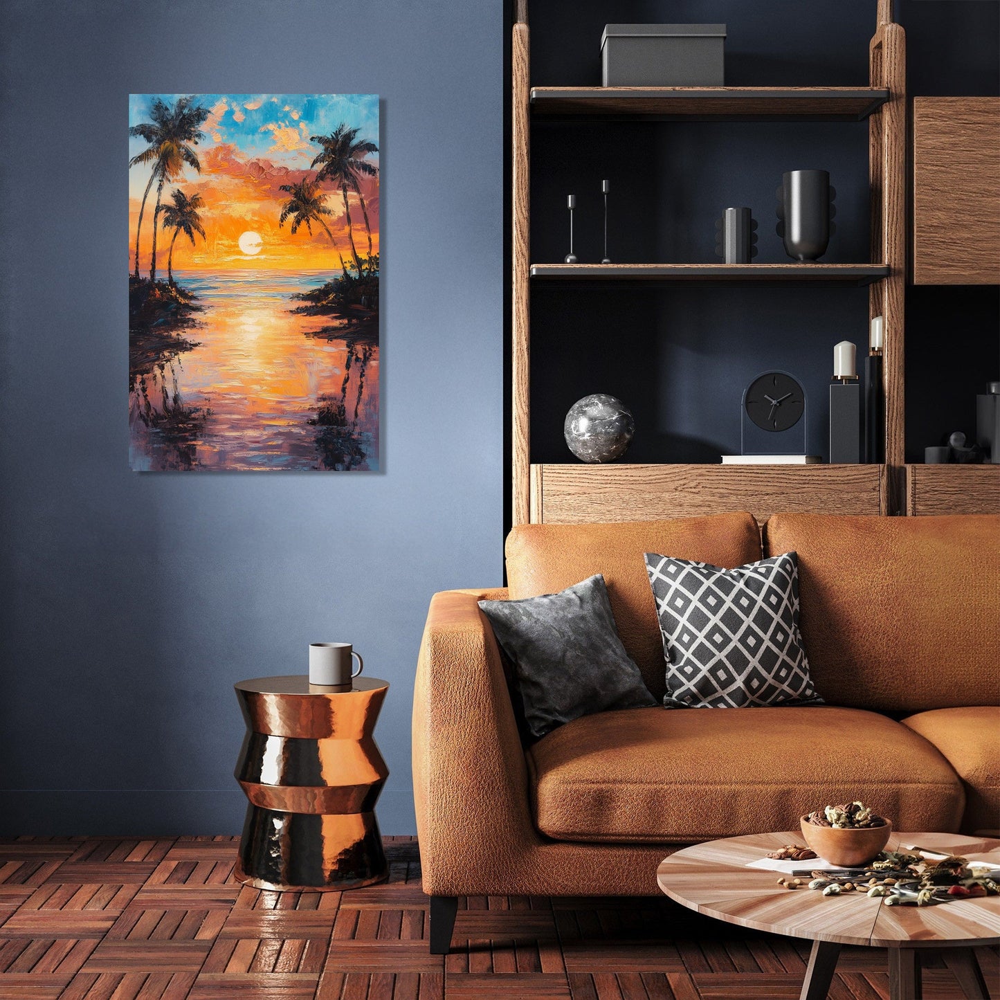Golden Hour Beach Canvas