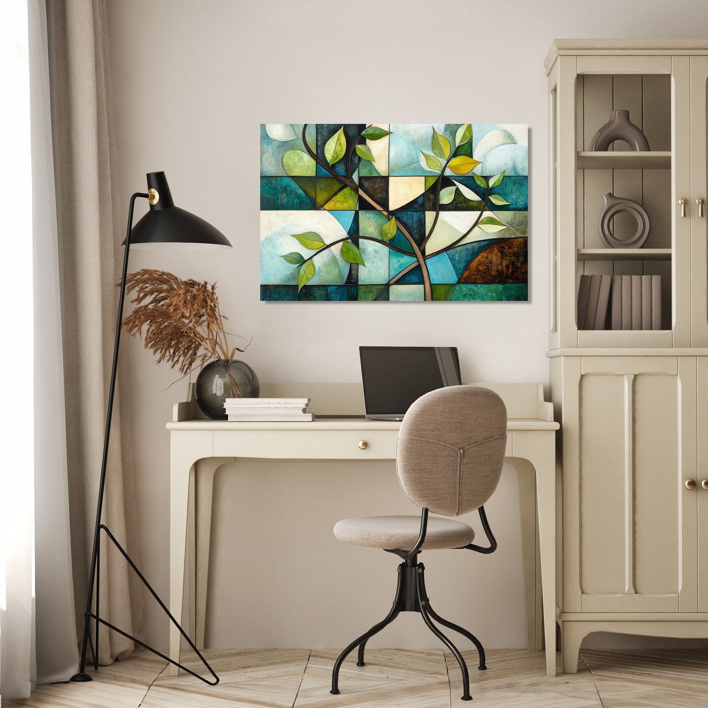 Cubist Nature Canvas
