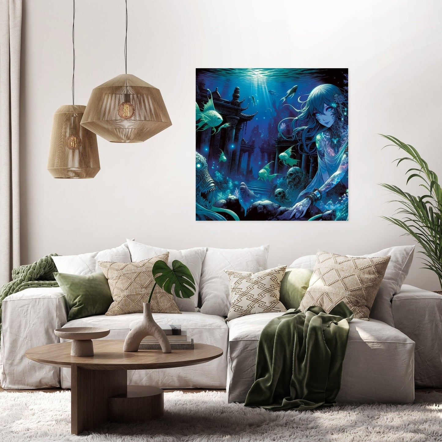Abyssal Guardian Canvas