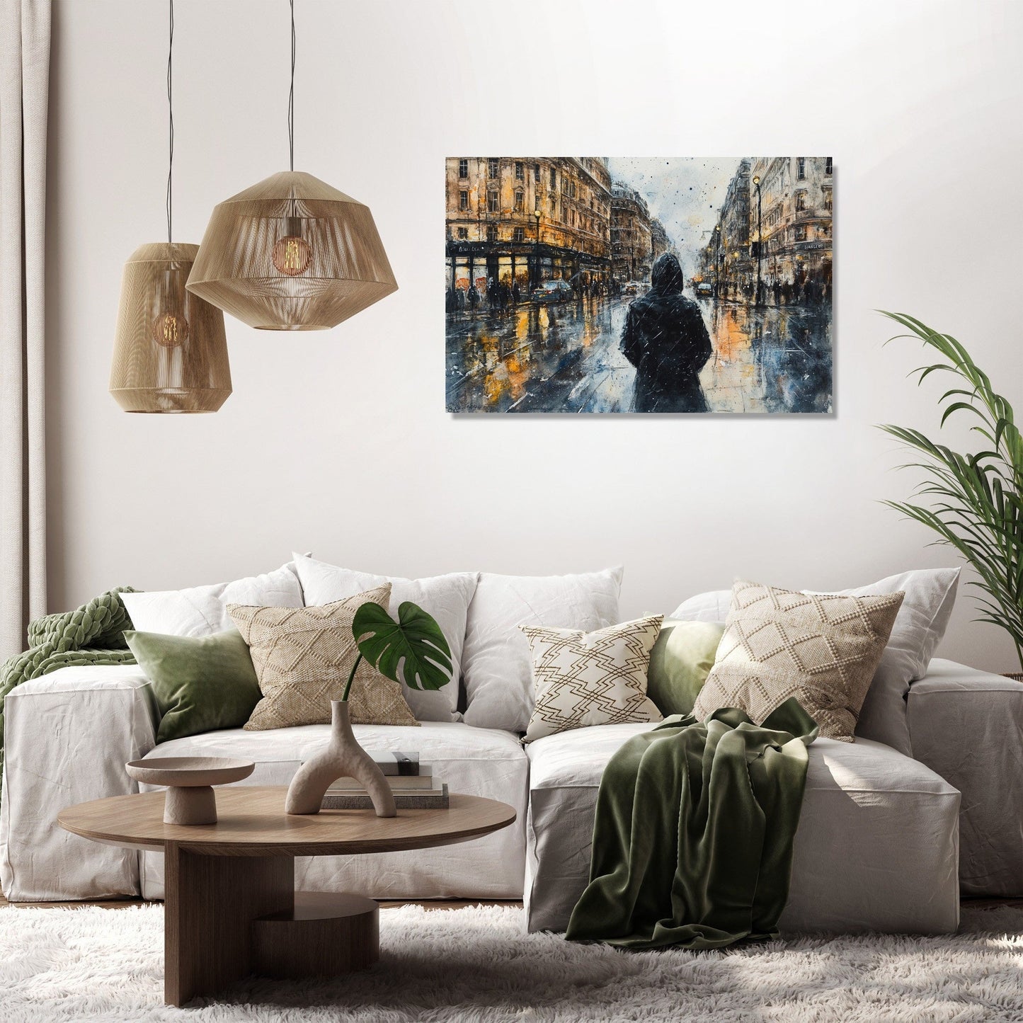 Shadowed Pursuit Canvas