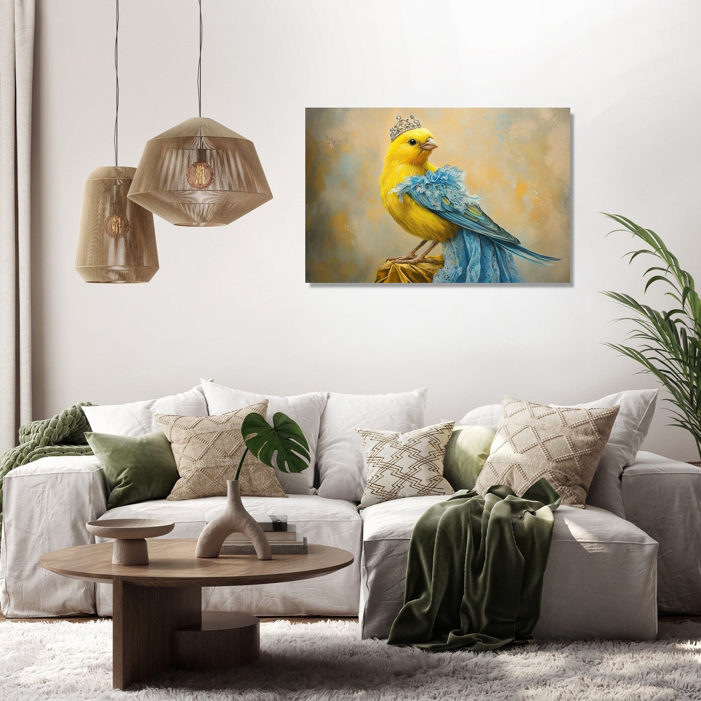 Canary Majesty Canvas