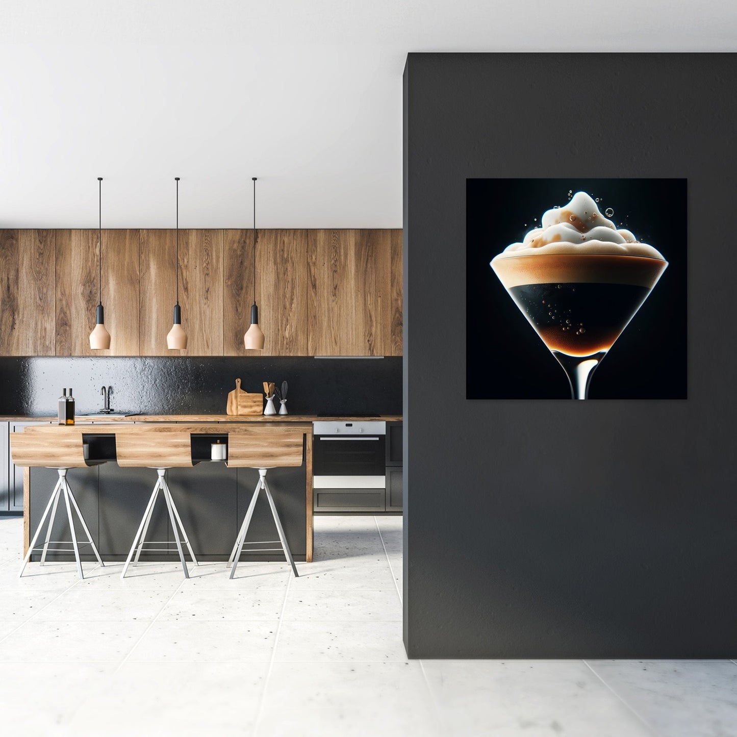 Espresso Martini Elegance Canvas