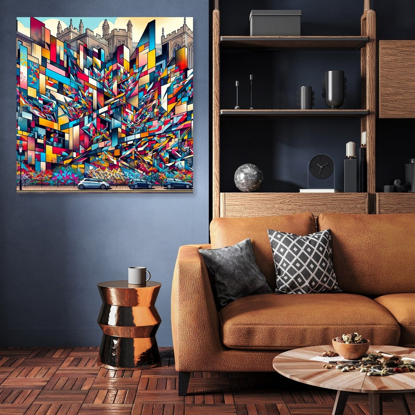 Bristol Cubist Streets Canvas