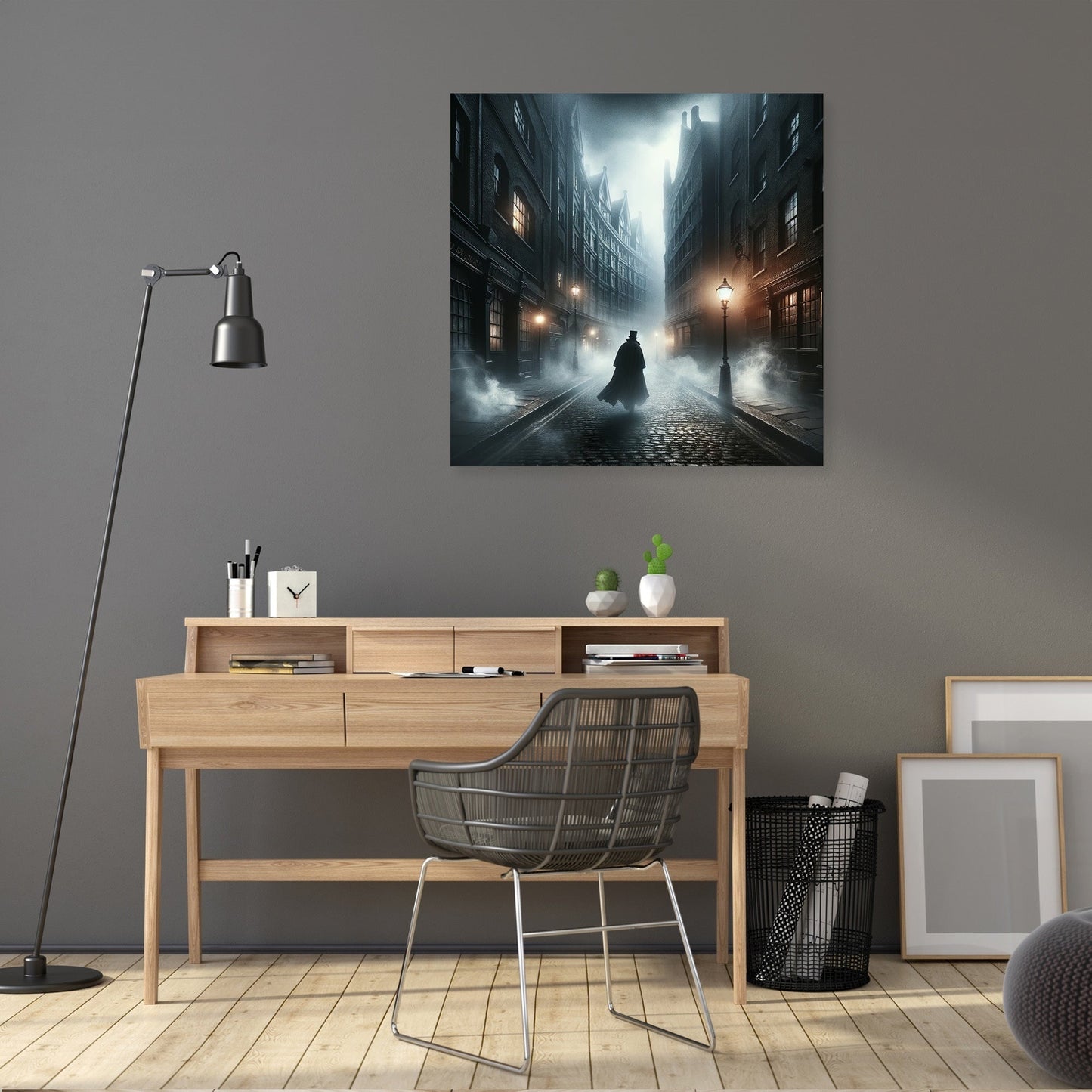 Mr. Hyde's London Nocturne Canvas