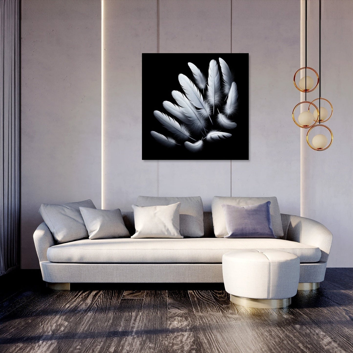 Feathered Serenity Canvas