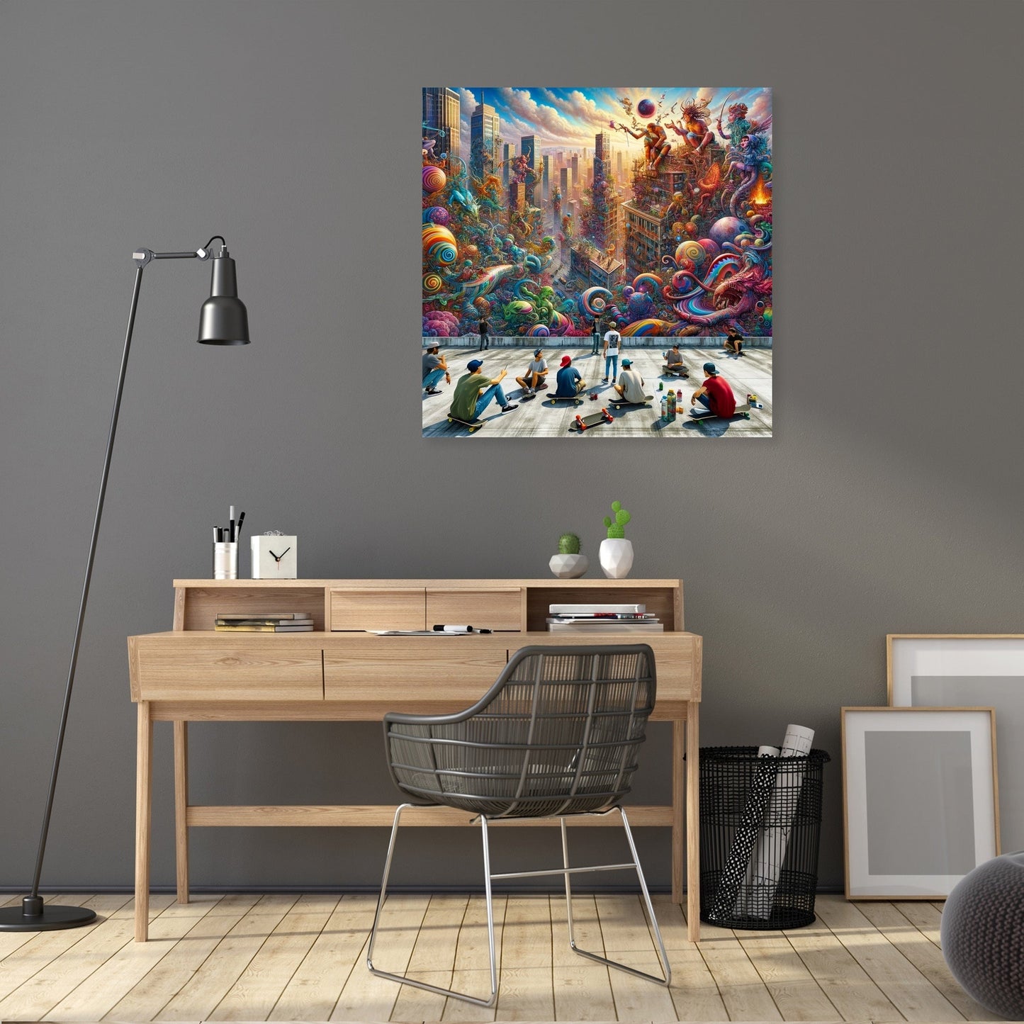 Rooftop Rendezvous Canvas