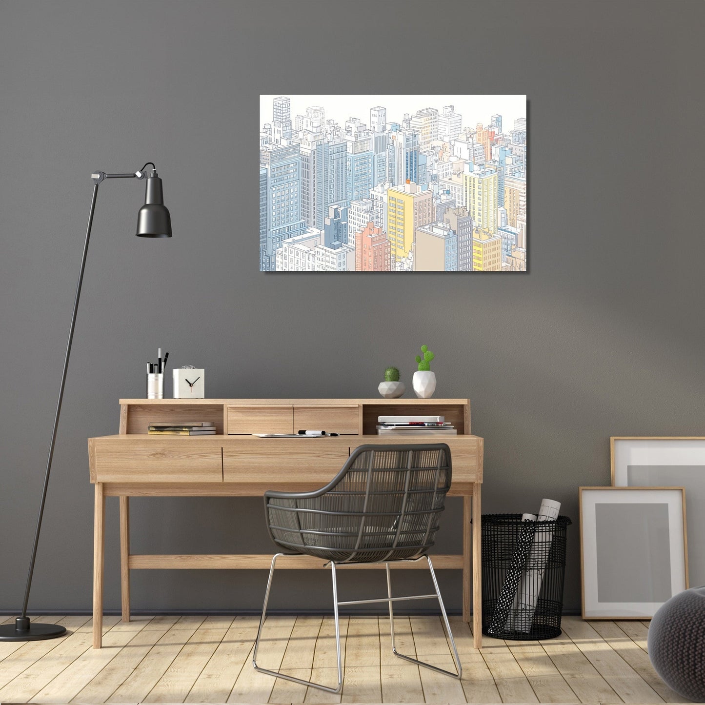 Vibrant Metropolis Canvas