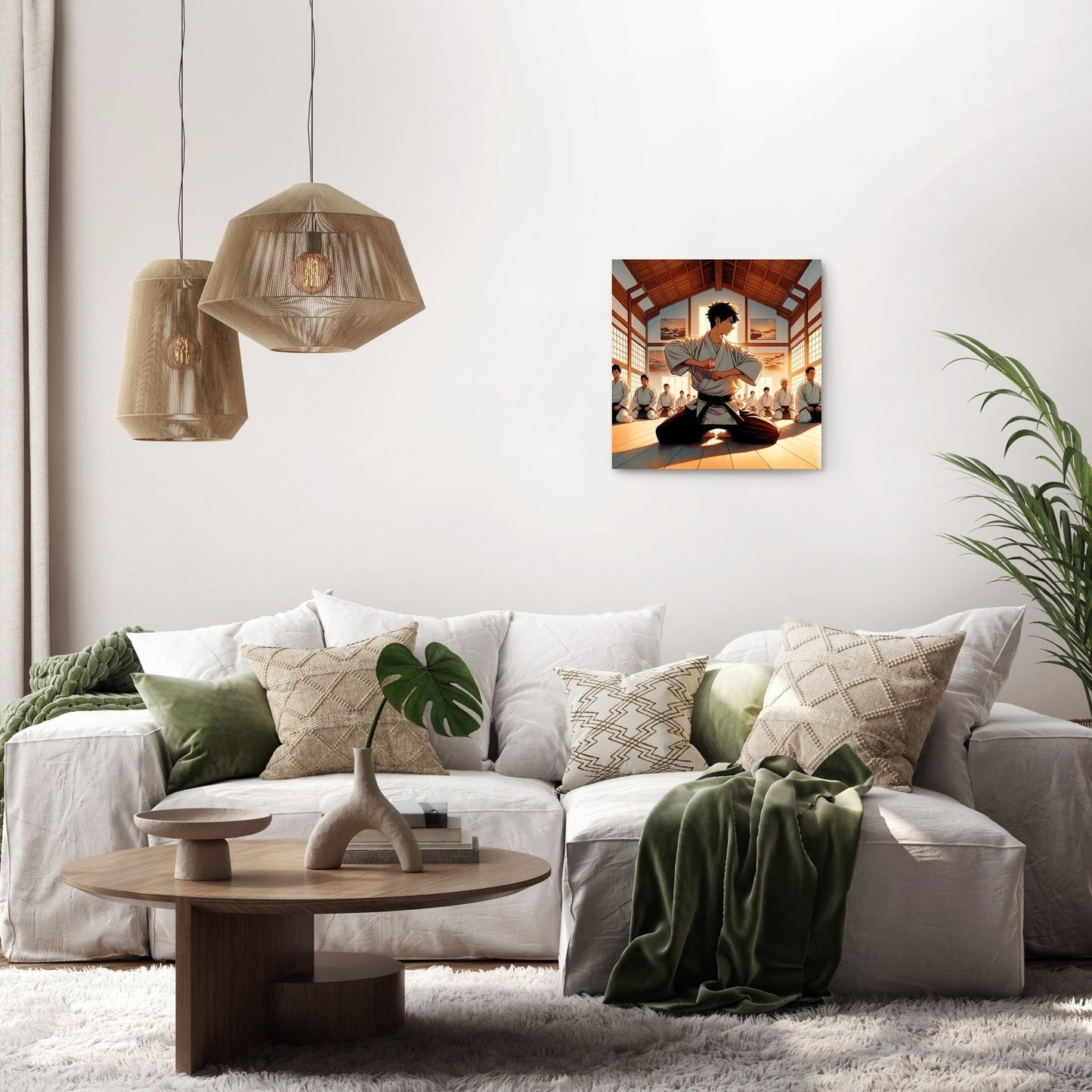 Dojo Sunset Discipline Canvas