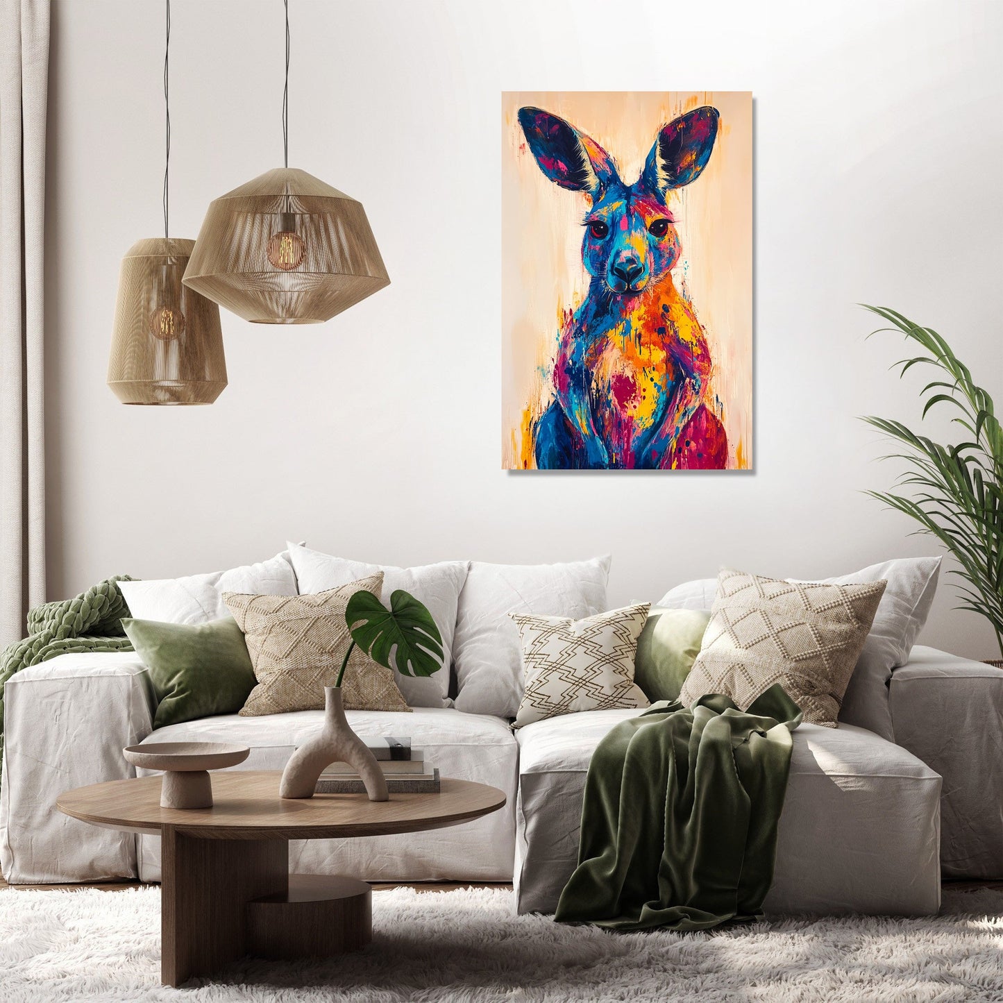 Kangaroo Dreamscape Canvas