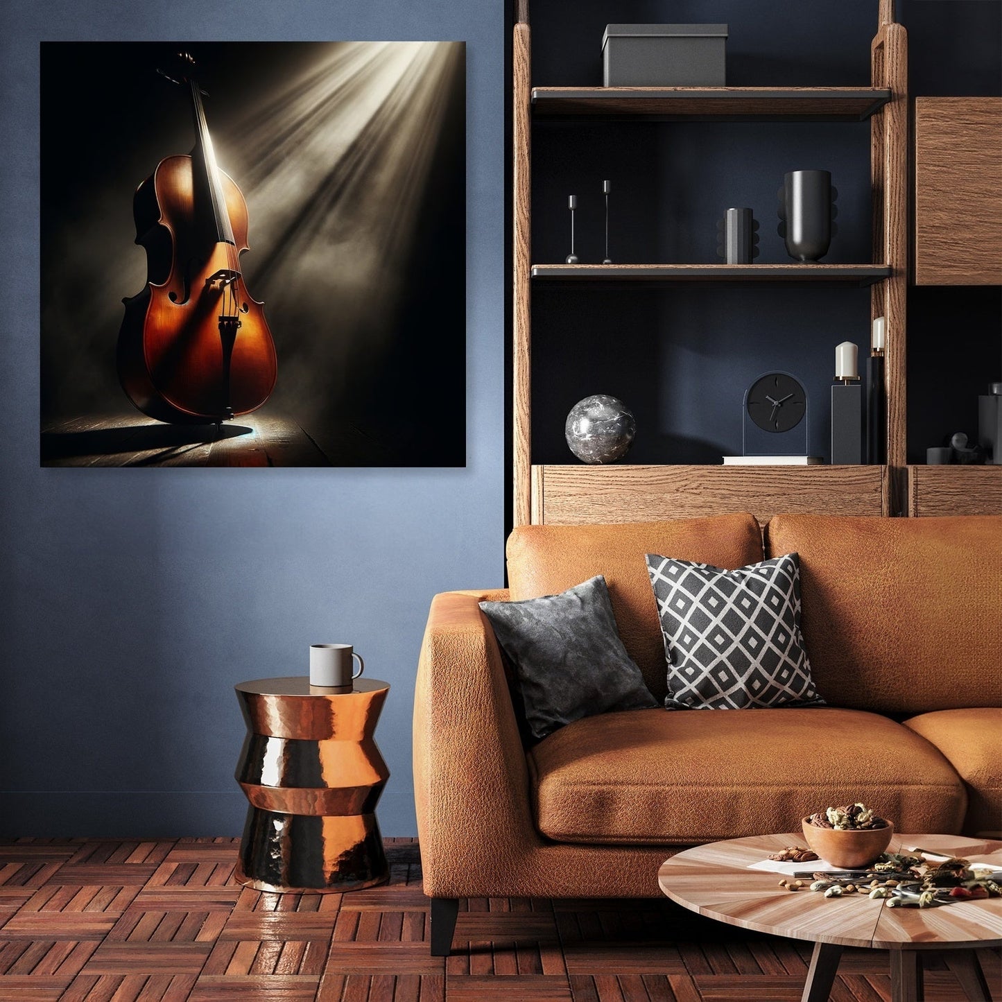 Cello's Shadow Canvas