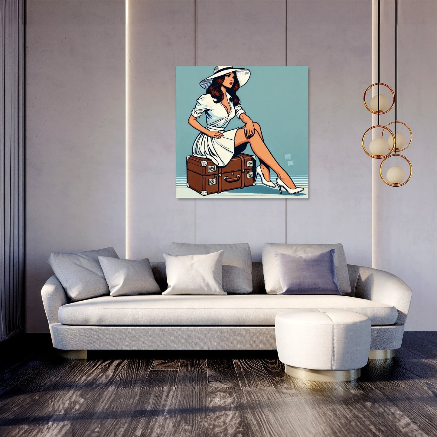 Reflective Voyage Canvas