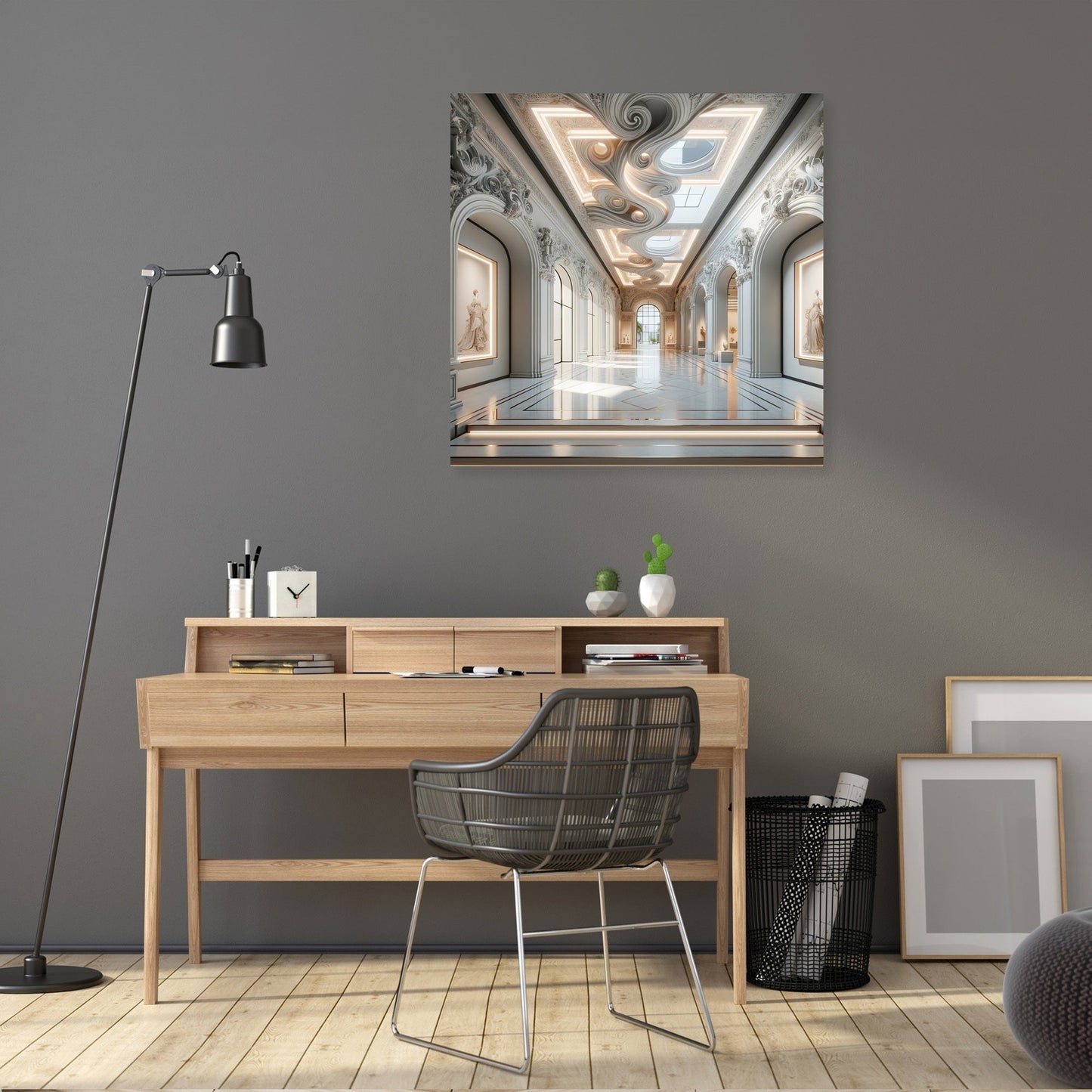 Baroque Minimalism Canvas