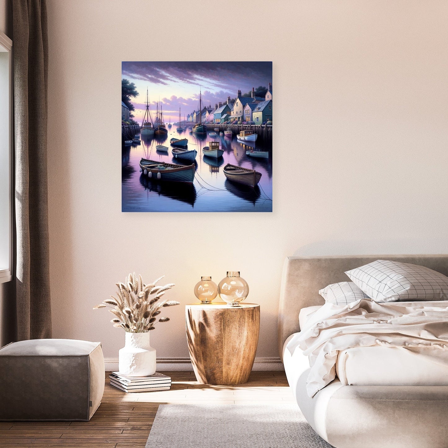 Twilight Harbor Canvas
