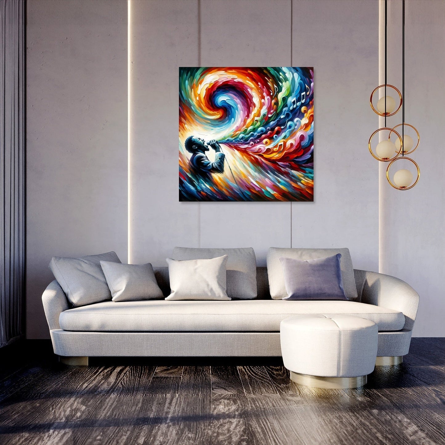 Jazz Resonance Canvas