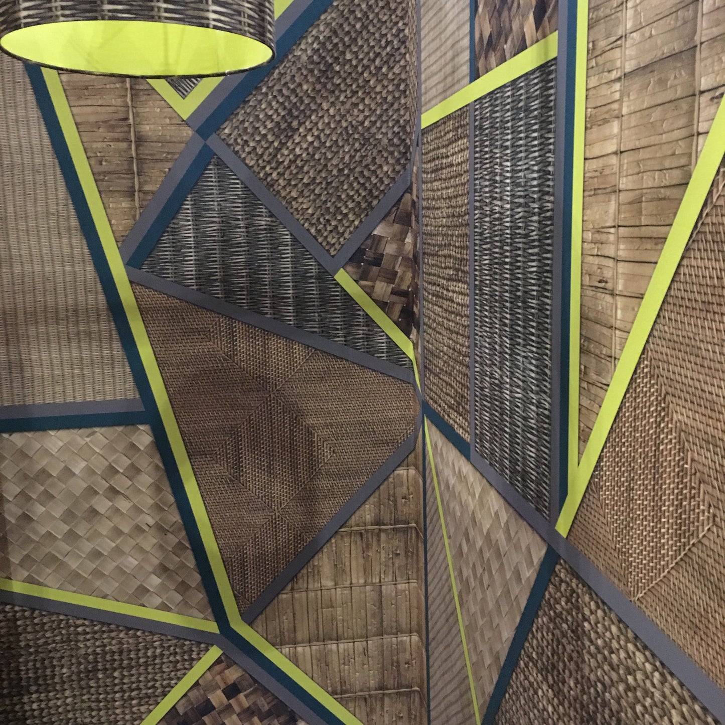 Wicker Geometric Mural Wallpaper