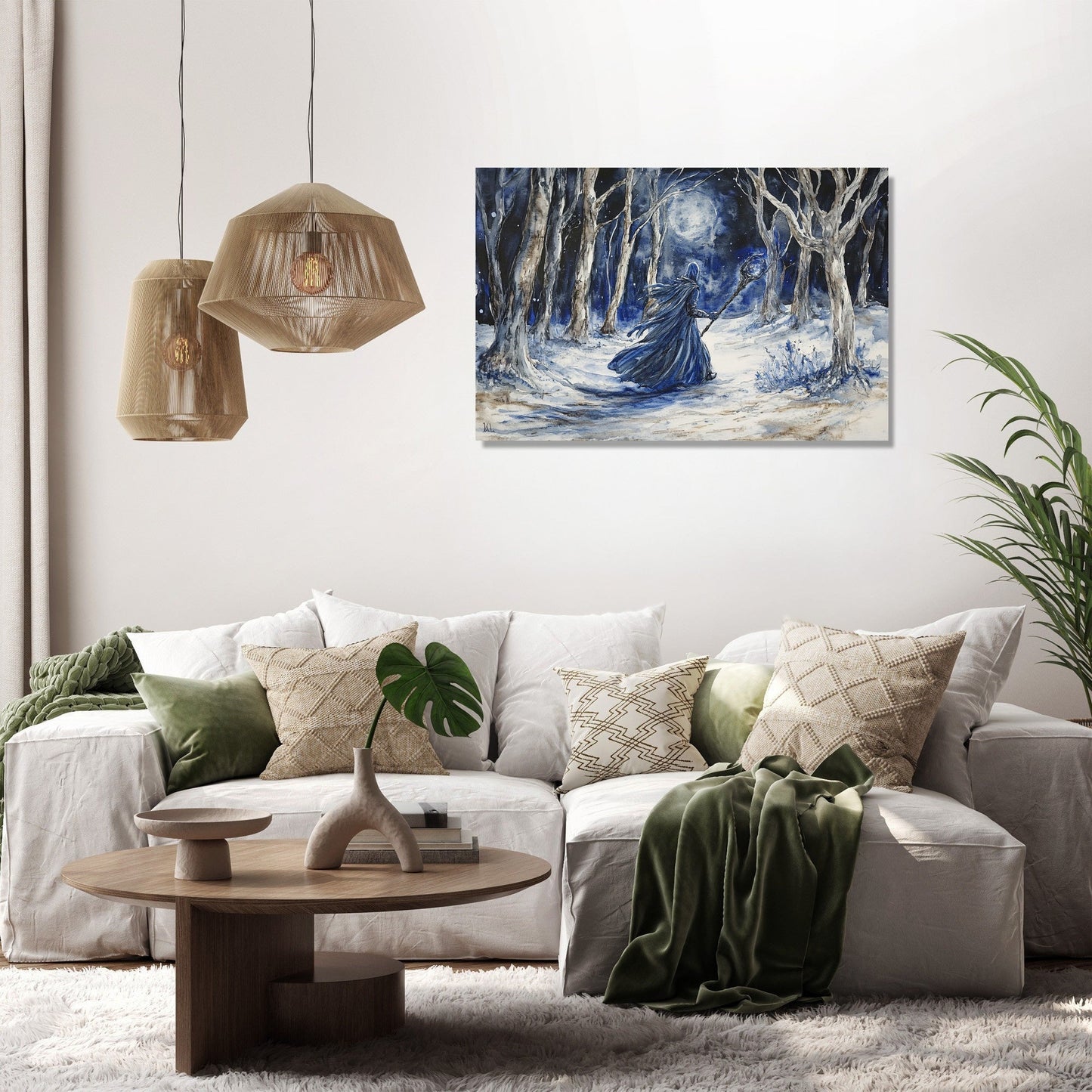 Sorcerer's Enchantment Forest Canvas
