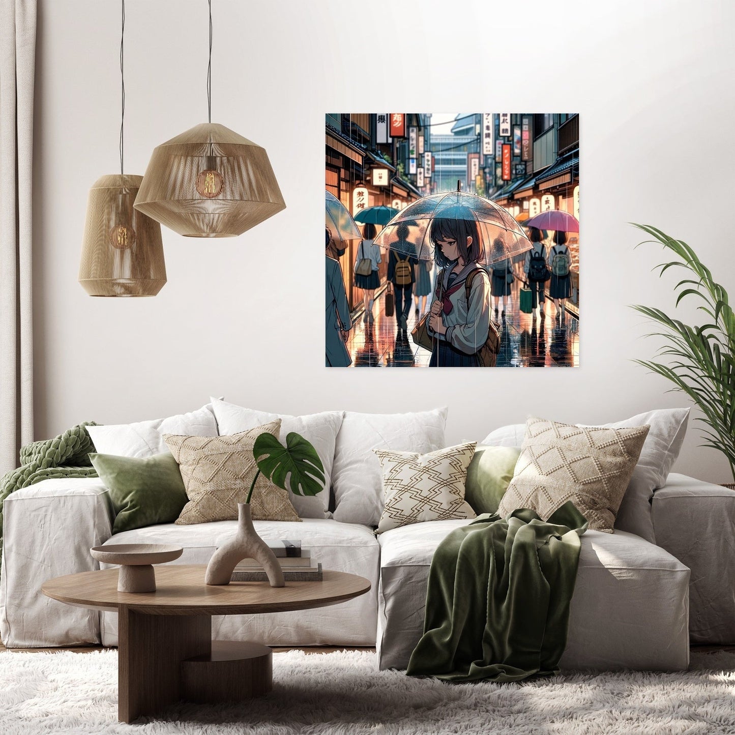 Rainy Day Reflections Canvas