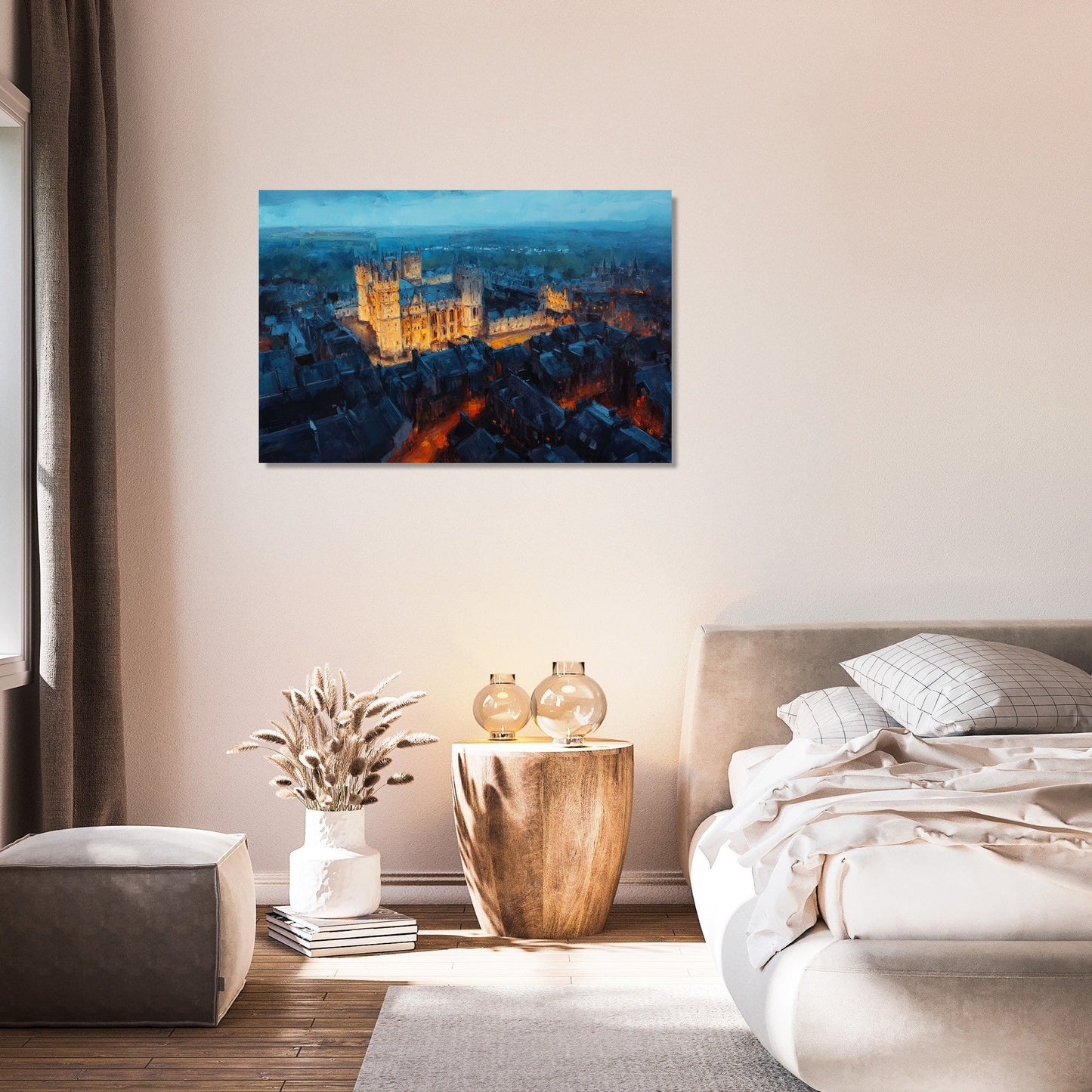 Lincoln Castle Twilight Canvas