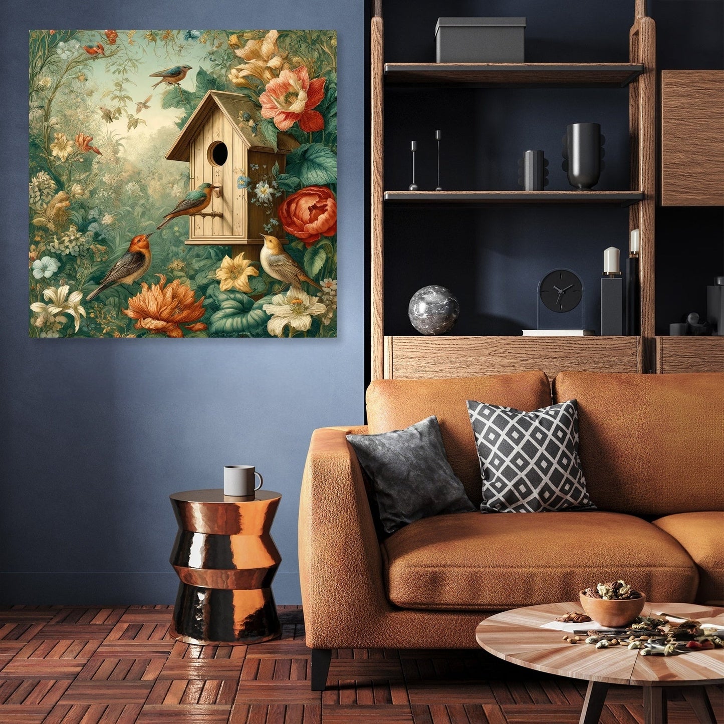 Springtime Nest Haven Canvas