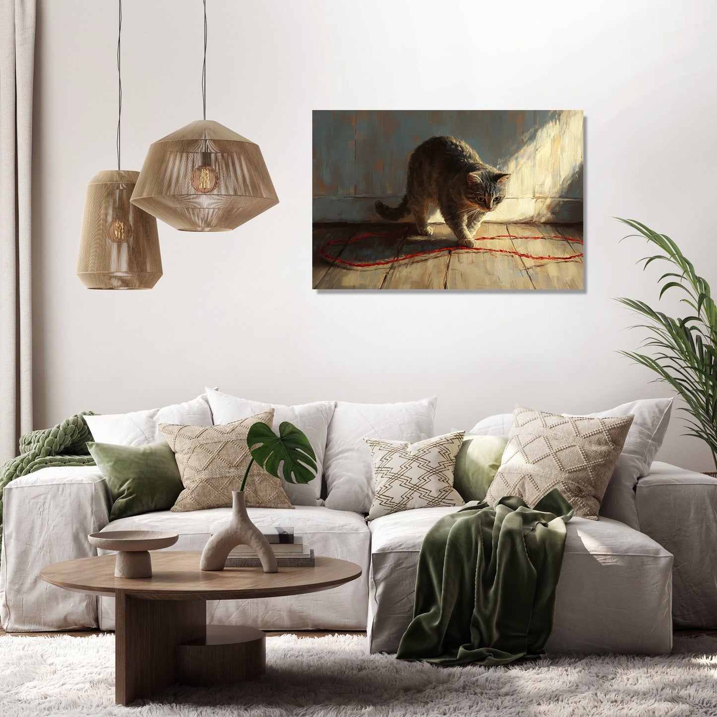 Playful Cat Canvas