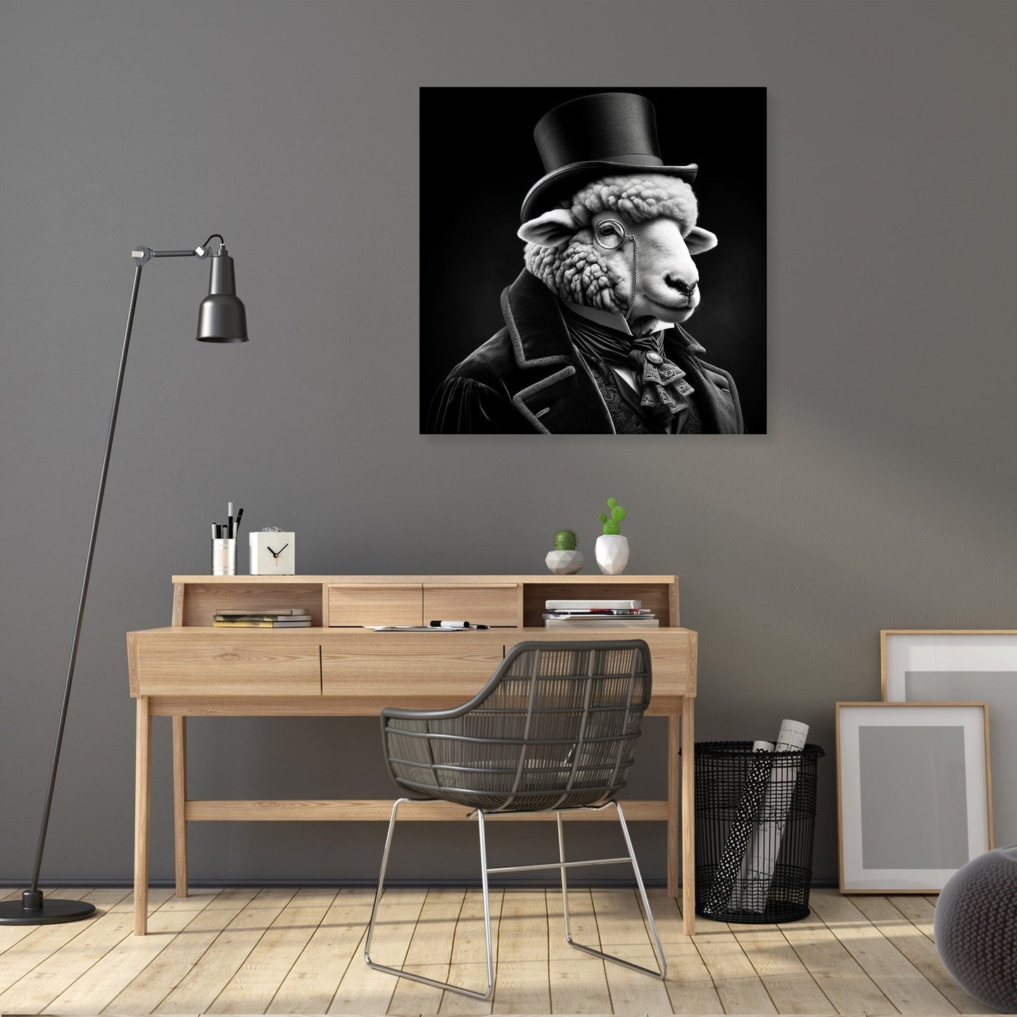 Aristocratic Ewe Canvas