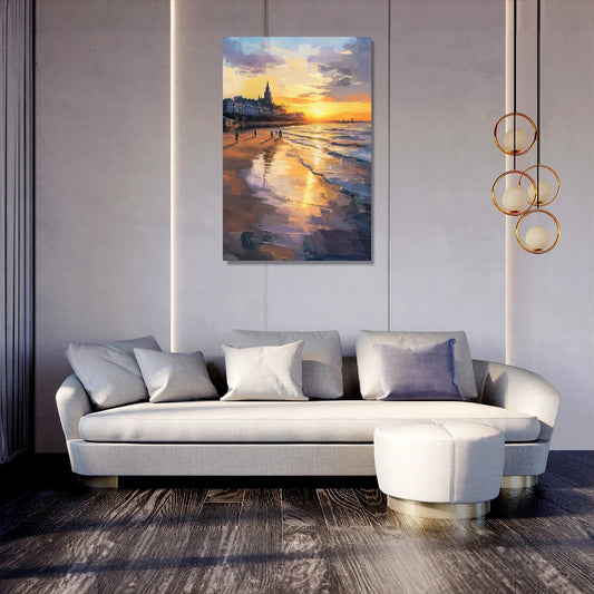 Nostalgic Aberdeen Sunset Canvas