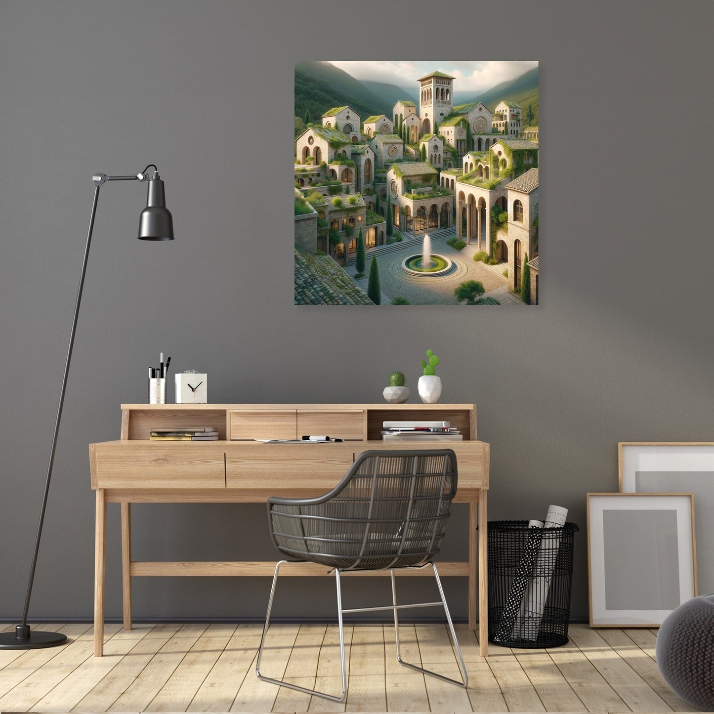 Romanesque Reimagined Canvas