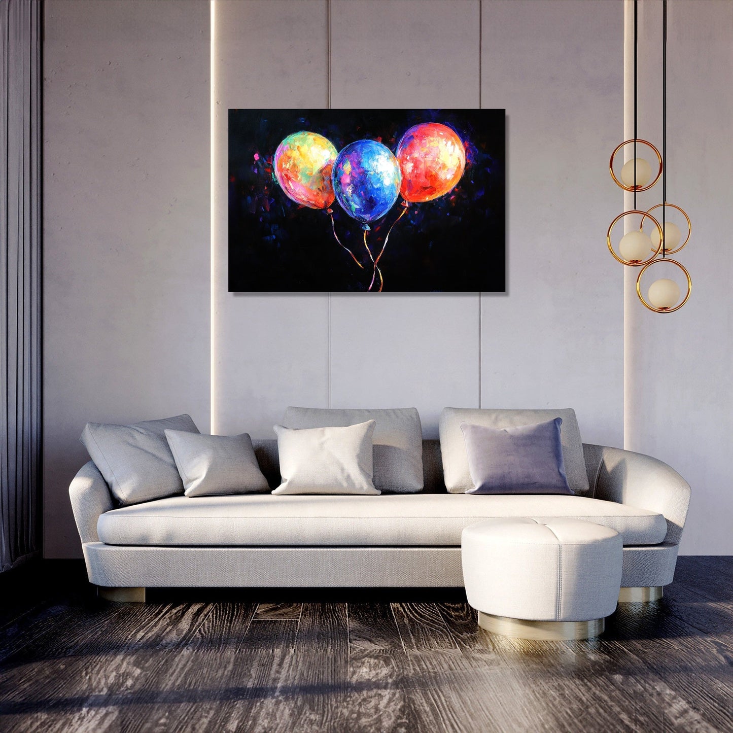 Joyful Balloons Canvas