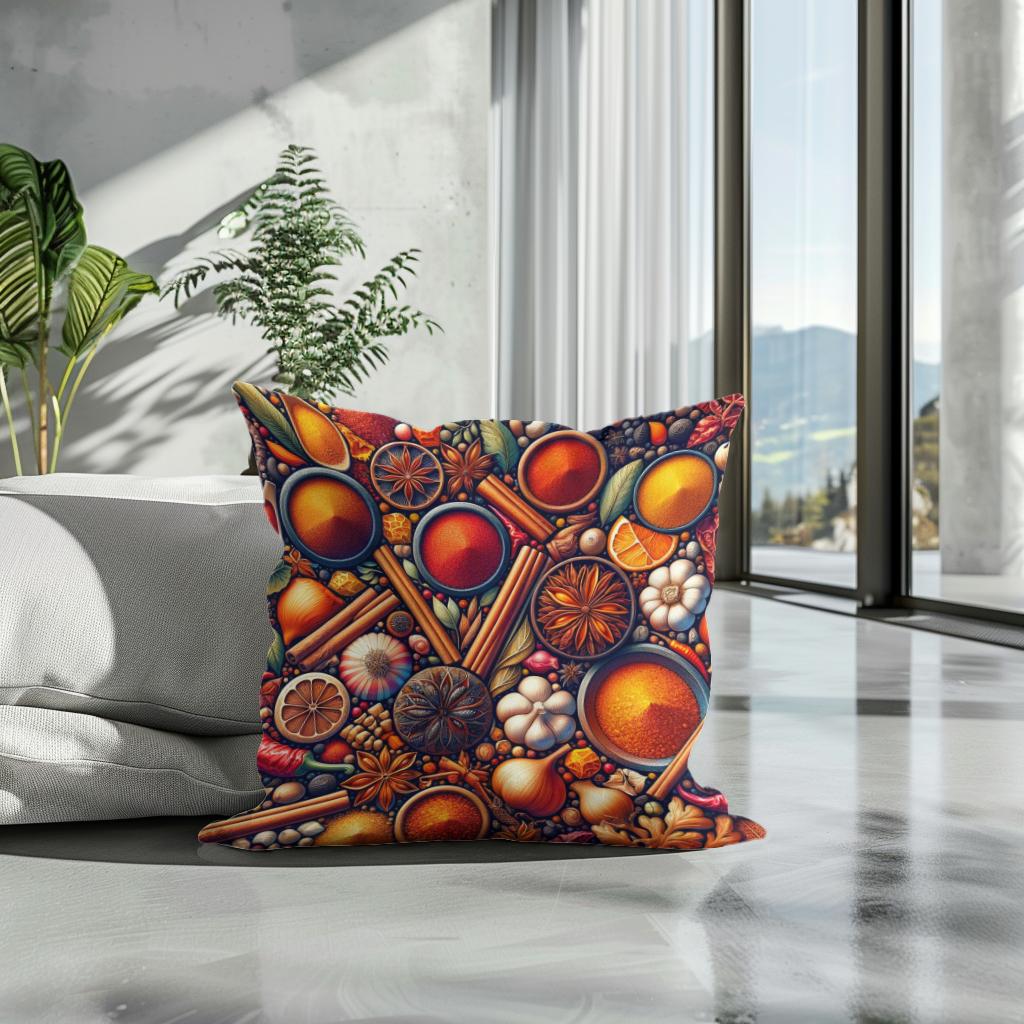 Spice Spectrum Cotton Cushion