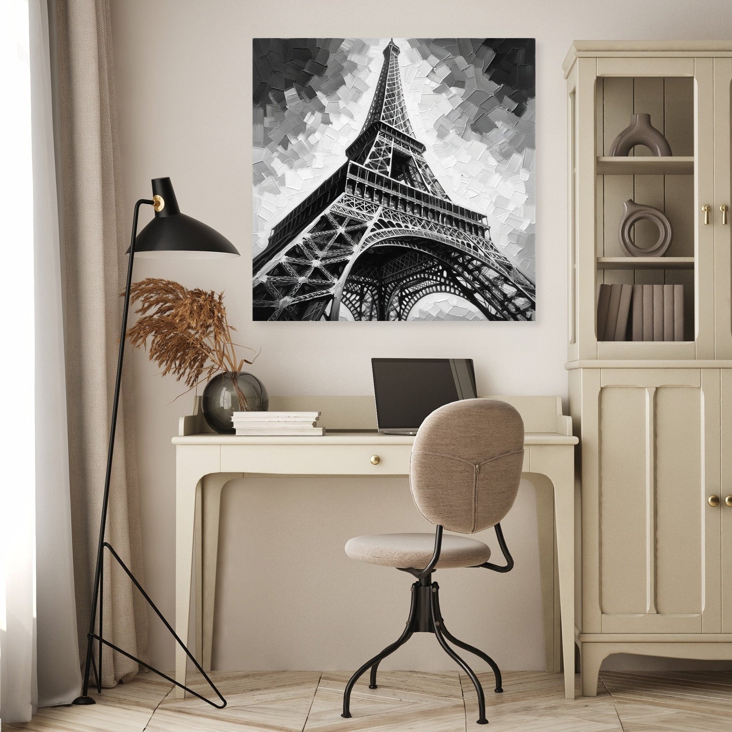 Mystique of Paris Eiffel Tower Canvas