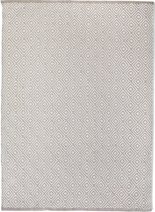 Diamond Natural Hand-woven Rug