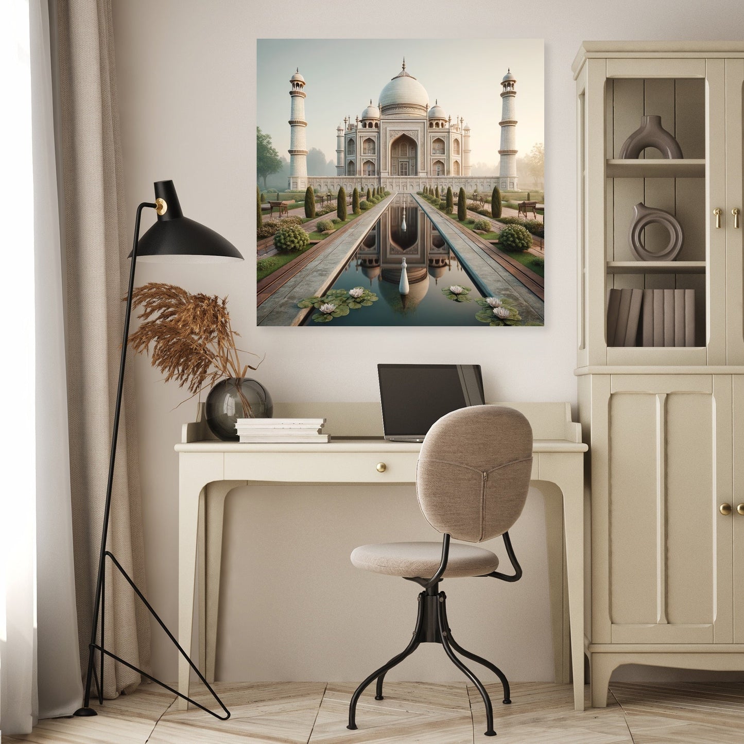 Dawn at Taj Canvas