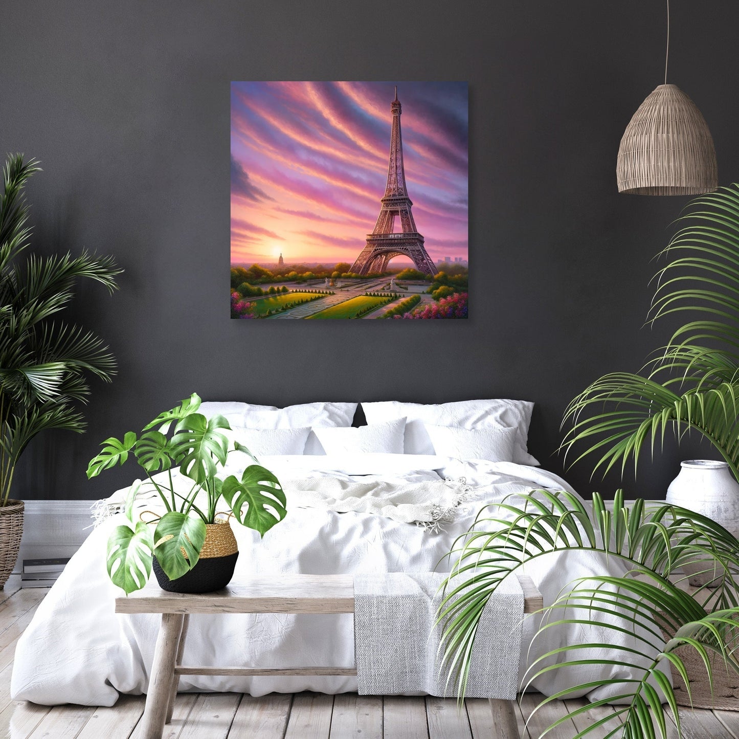 Sunset Eiffel Canvas