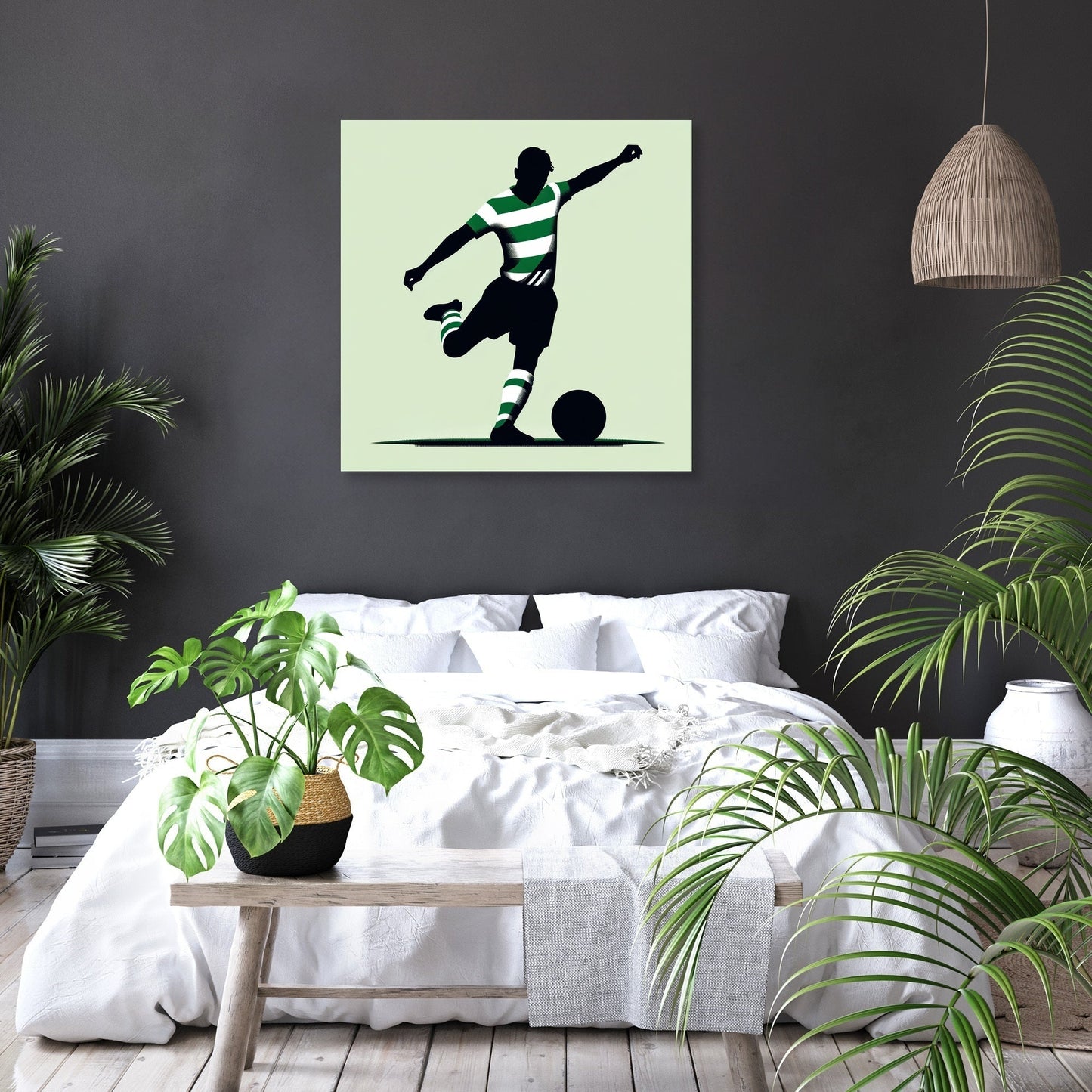 Celtic Free Kick Canvas