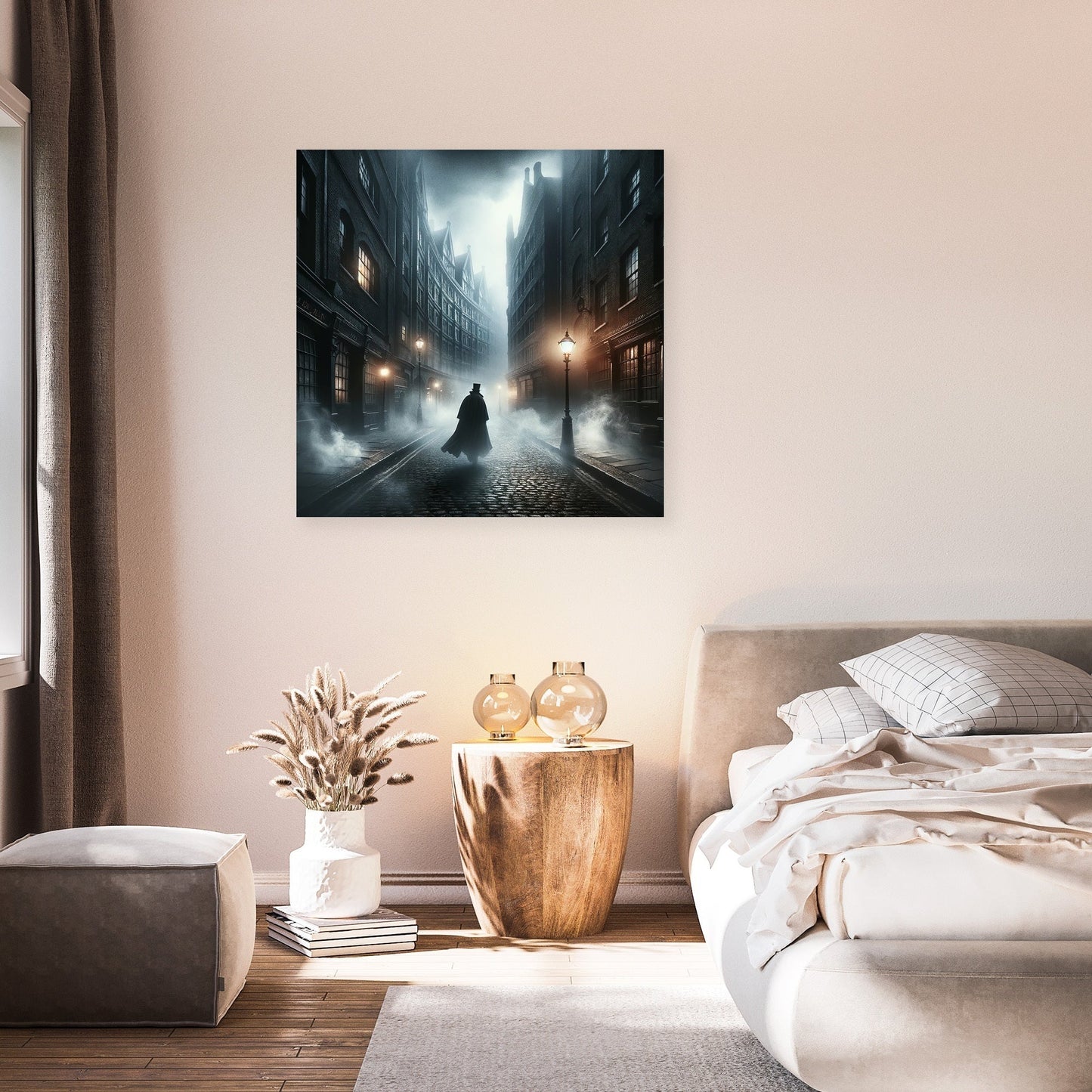 Mr. Hyde's London Nocturne Canvas