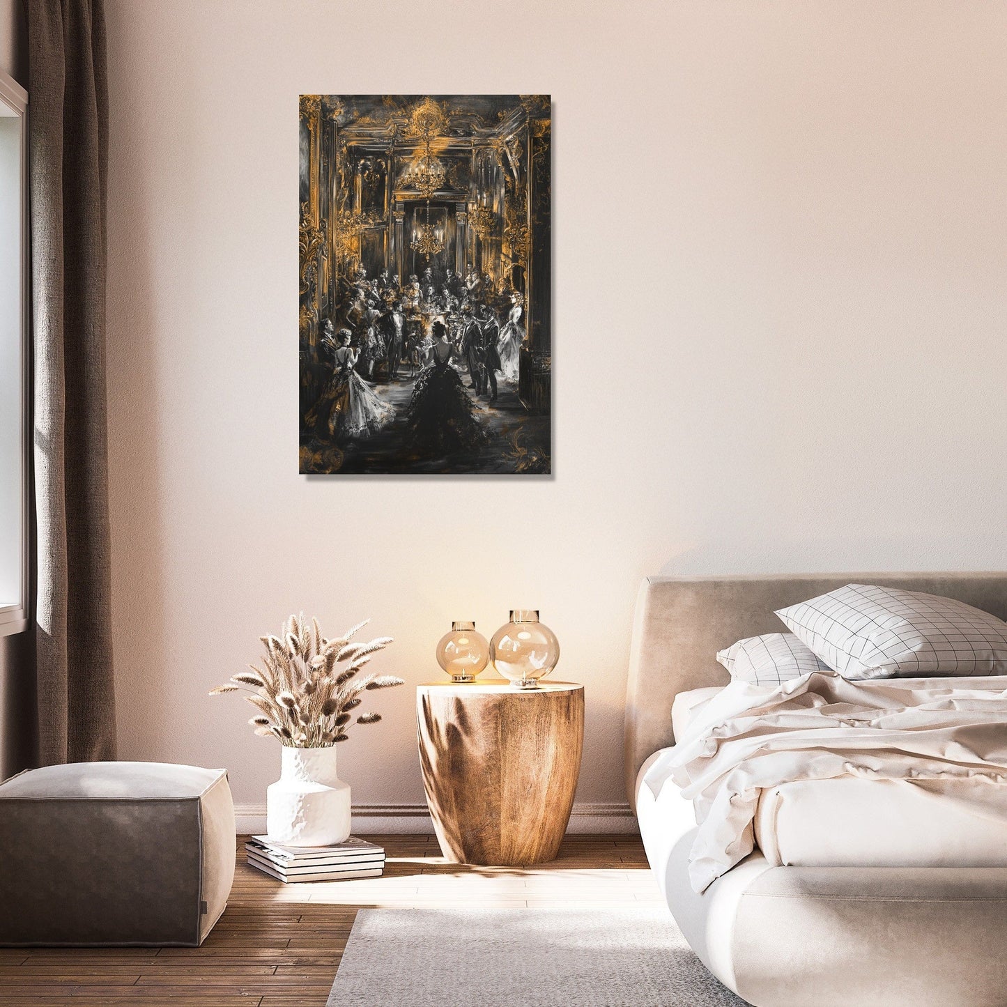 Golden Majesty Ballroom Canvas