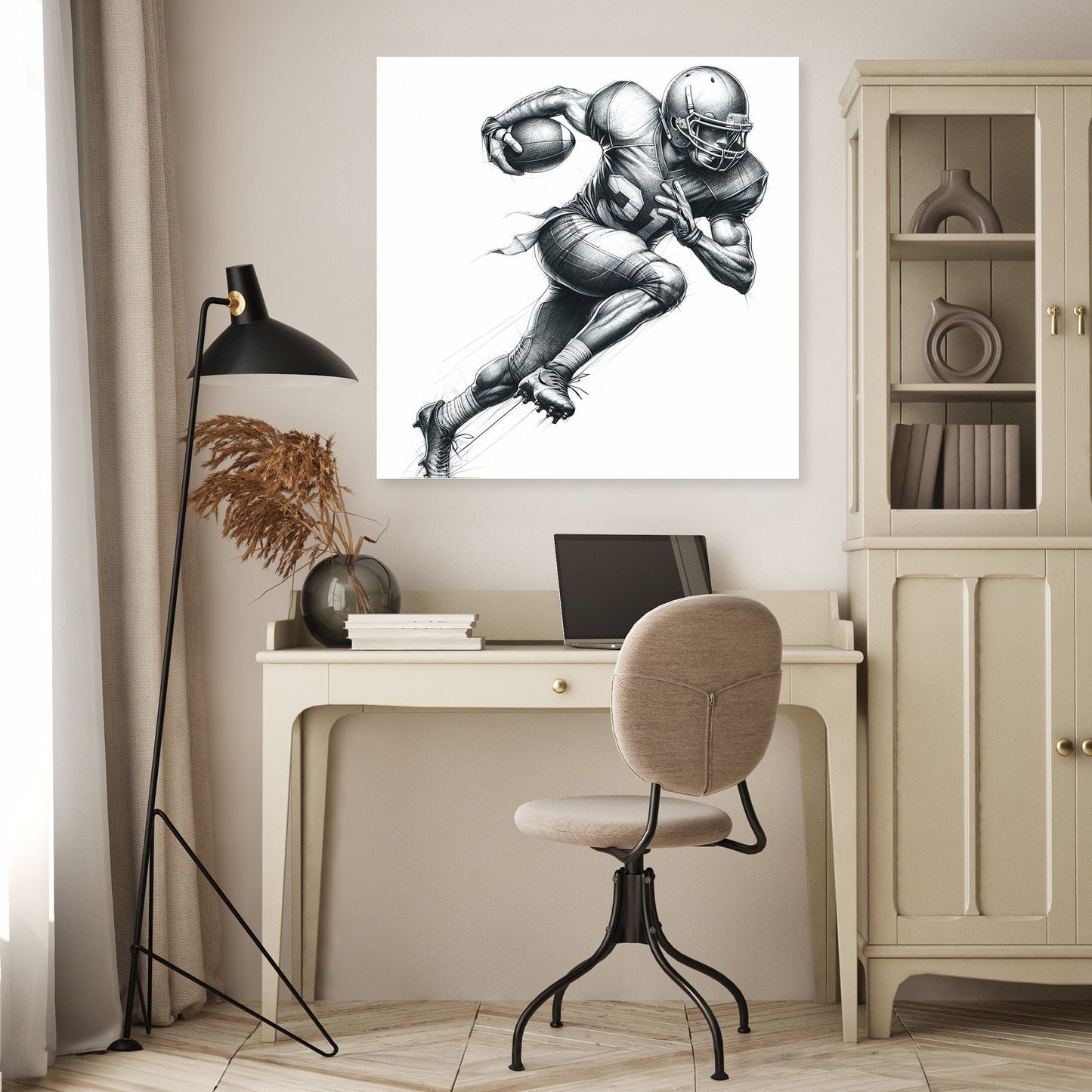 Agile Football Sketch Canvas
