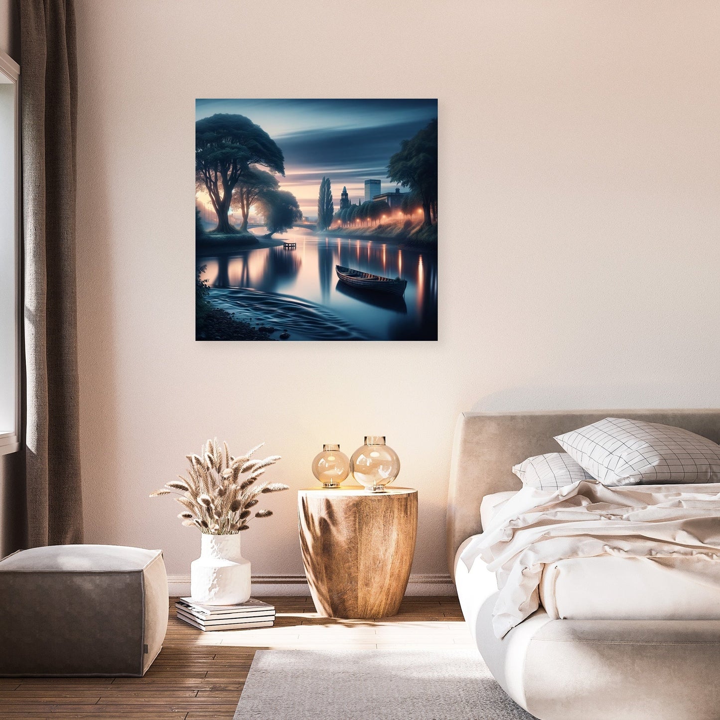 Belfast Whispers of the Lagan Canvas