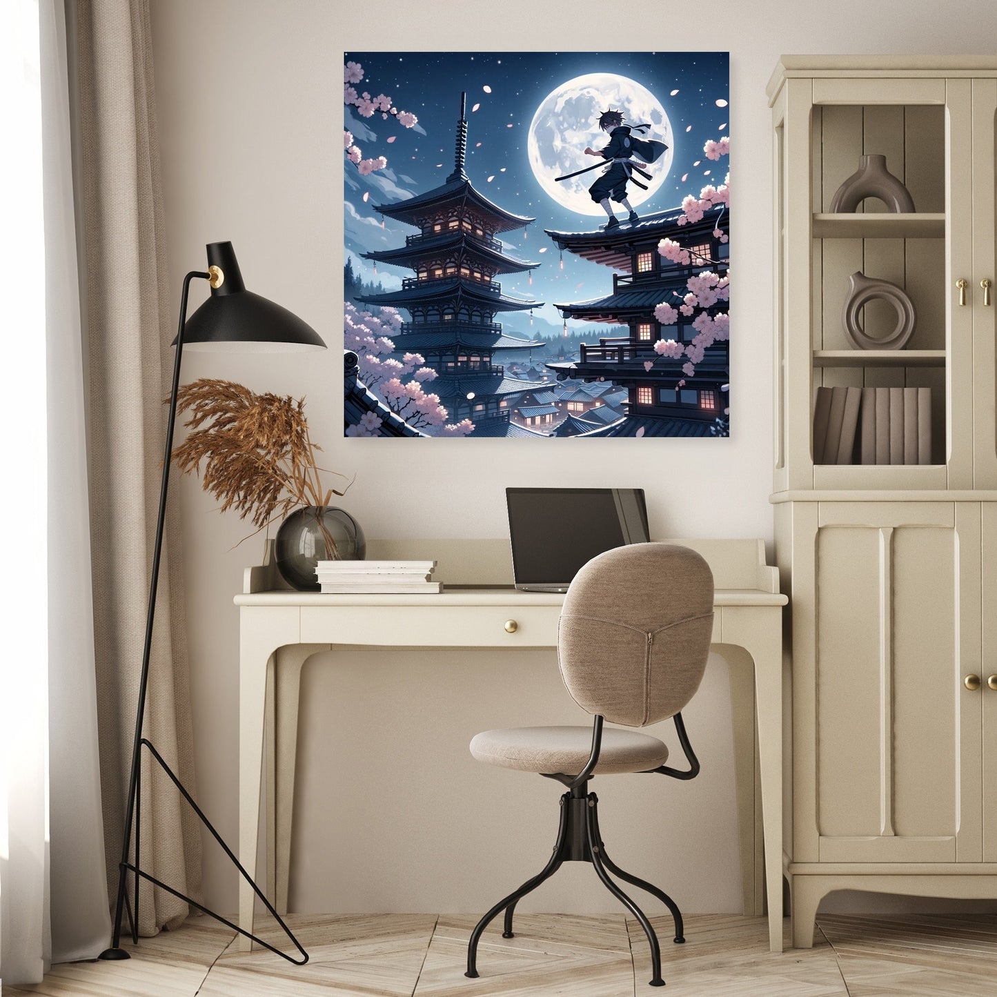 Moonlit Ninja Canvas