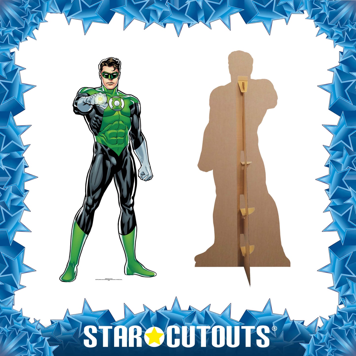 SC885 Green Lantern Cardboard Cut Out Height 184cm