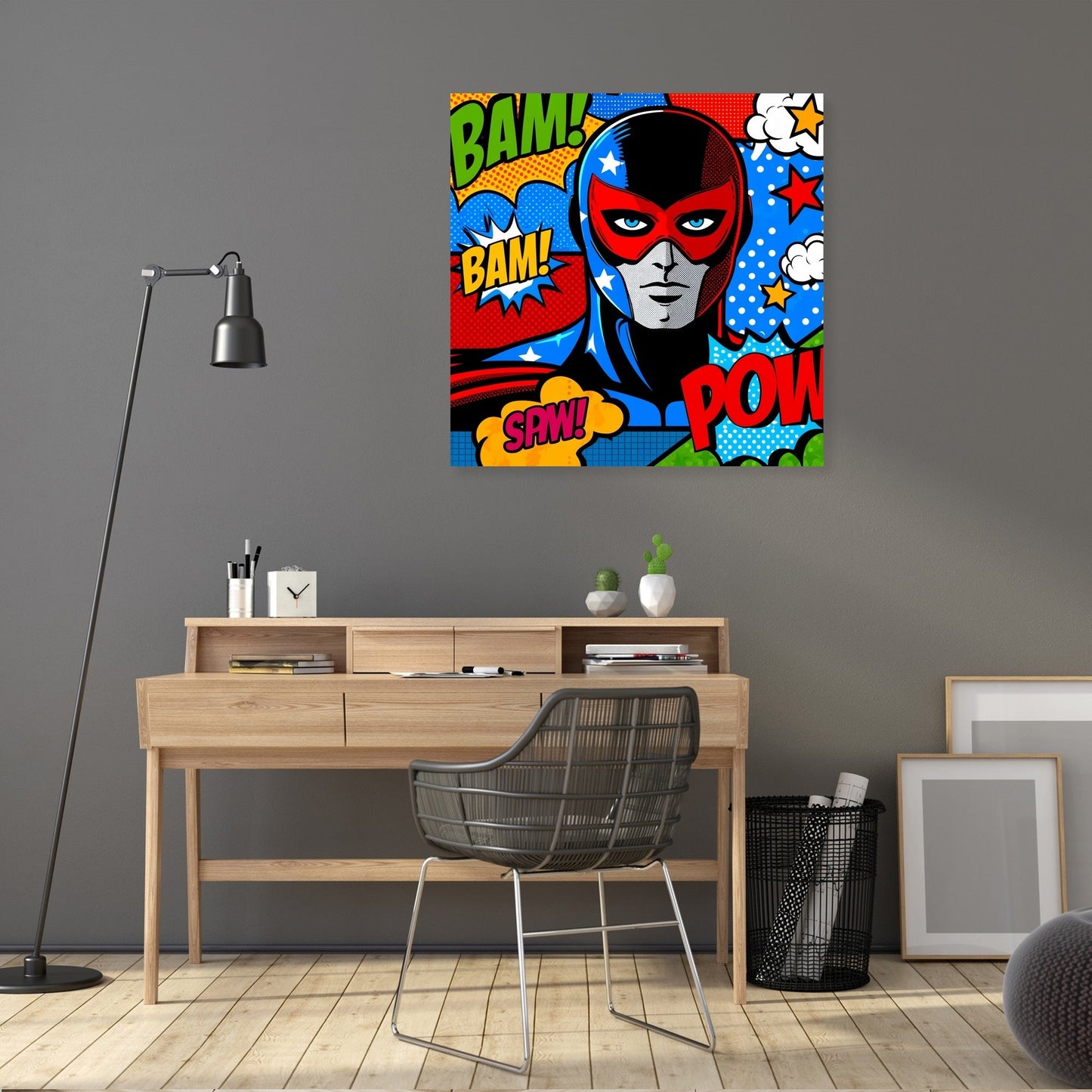 Heroic Action Canvas