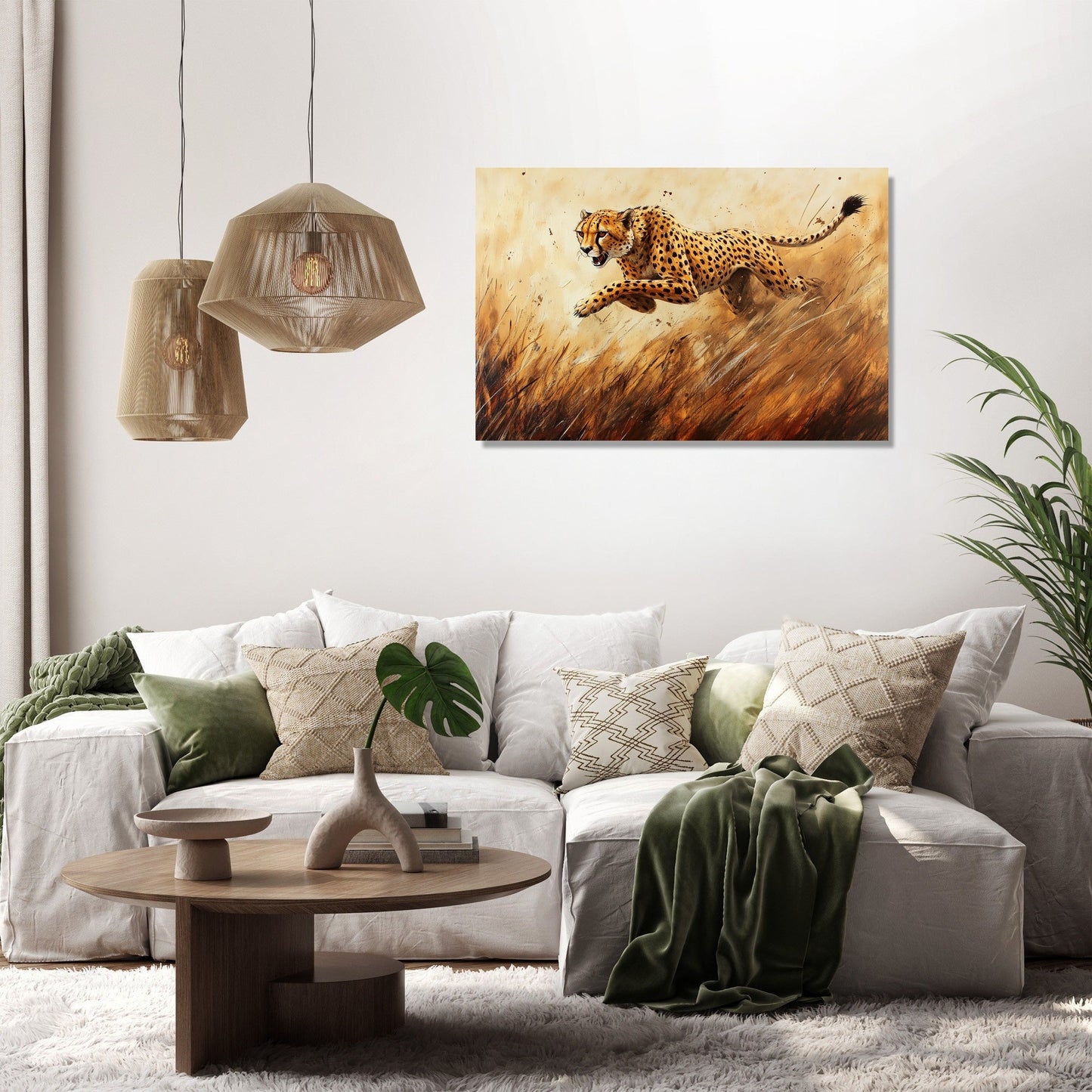 Cheetah's Pursuit Canvas