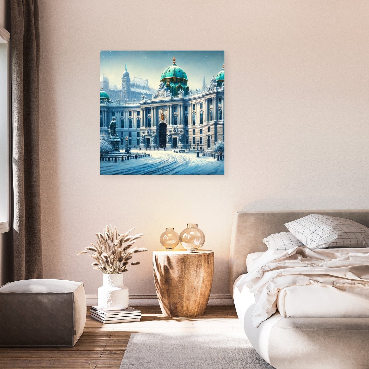 Vienna Winter at Hofburg Canvas